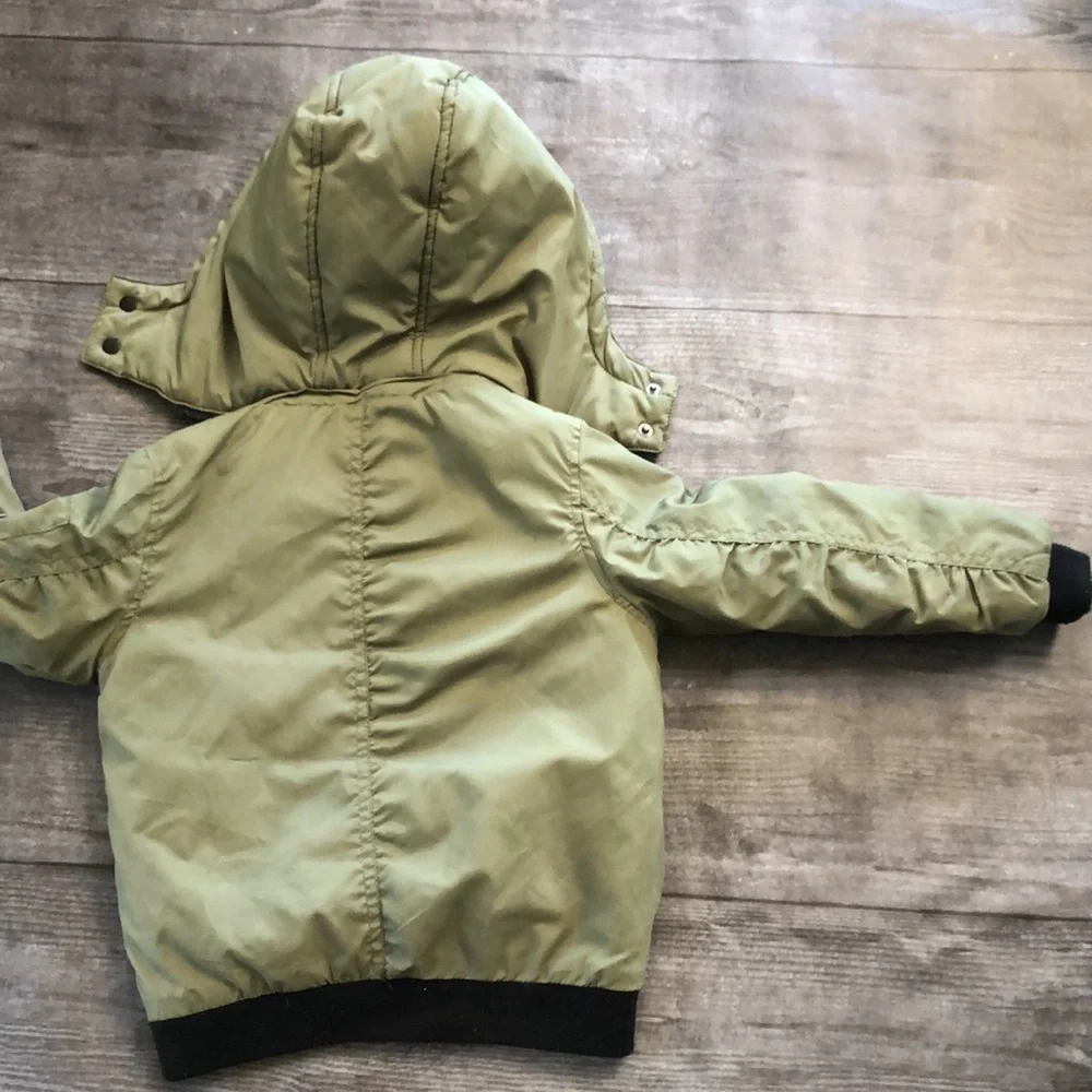 Cotton on Kids boys olive green puffer jacket